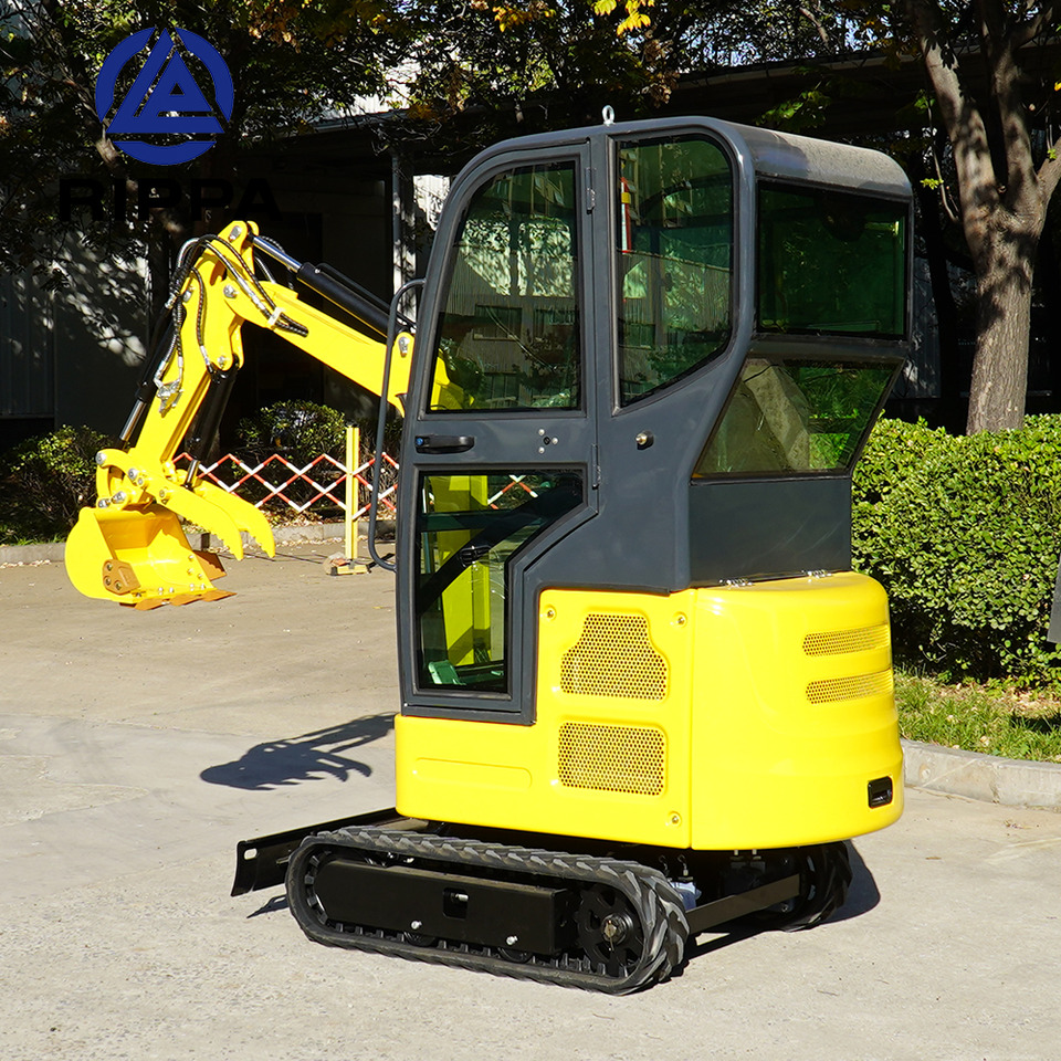 Nov Mini bager Rippa Machinery Group R327-Kubota engine-cab-Global stocking Rapid delivery: slika 10
