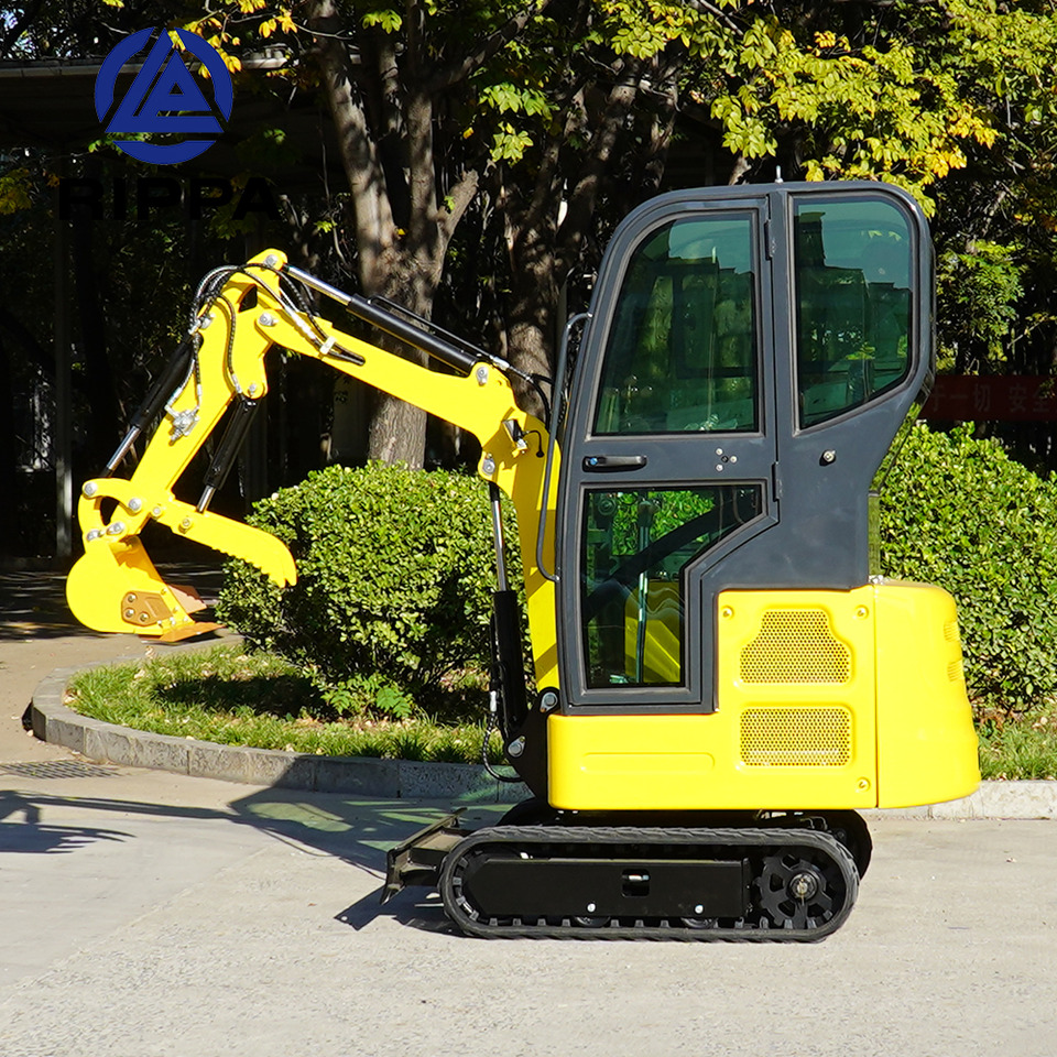 Nov Mini bager Rippa Machinery Group R327-Kubota engine-cab-Global stocking Rapid delivery: slika 11