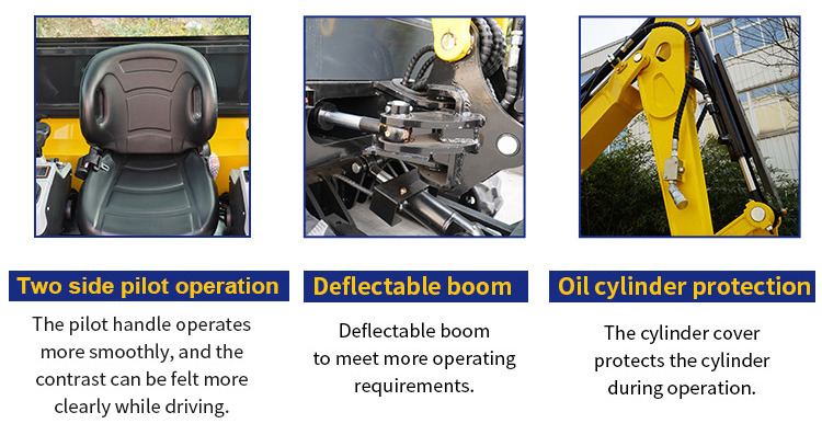 Nov Mini bager Shandong Rippa Machinery Group Co., Ltd. R330-Global stocking Rapid delivery-Kubota engine-Cab-Air Conditioner ; CE certification: slika 10