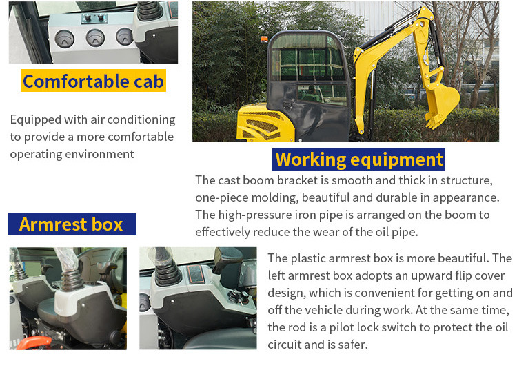 Nov Mini bager Shandong Rippa Machinery Group Co., Ltd. R330-Global stocking Rapid delivery-Kubota engine-Cab-Air Conditioner ; CE certification: slika 9