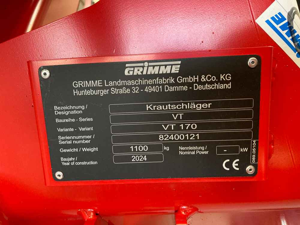 Grimme VT 170 - Mulčer za krompir: slika 2 Grimme VT 170 - Mulčer za krompir: slika 2
