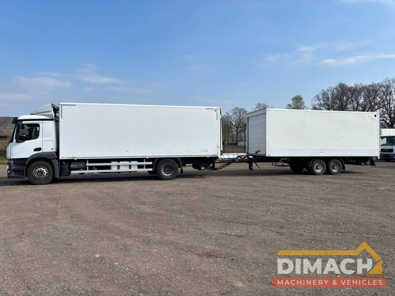 Mercedes-Benz Actros 1833 4x2 - aanhanger koffer, Euro 6 - Tovornjak zabojnik: slika 1 Mercedes-Benz Actros 1833 4x2 - aanhanger koffer, Euro 6 - Tovornjak zabojnik: slika 1