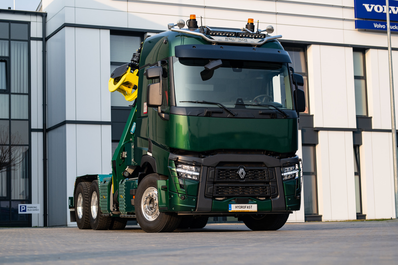 RENAULT TRUCKS C P6X4 DO DŁUŻYC Żuraw Tajfun Liv -270z 9.6 na stanie / Renault type C P6x4+ Tajfun Liv 270z 9.6 m - Tovornjak za prevoz lesa, Tovornjak z dvigalom: slika 2 RENAULT TRUCKS C P6X4 DO DŁUŻYC Żuraw Tajfun Liv -270z 9.6 na stanie / Renault type C P6x4+ Tajfun Liv 270z 9.6 m - Tovornjak za prevoz lesa, Tovornjak z dvigalom: slika 2