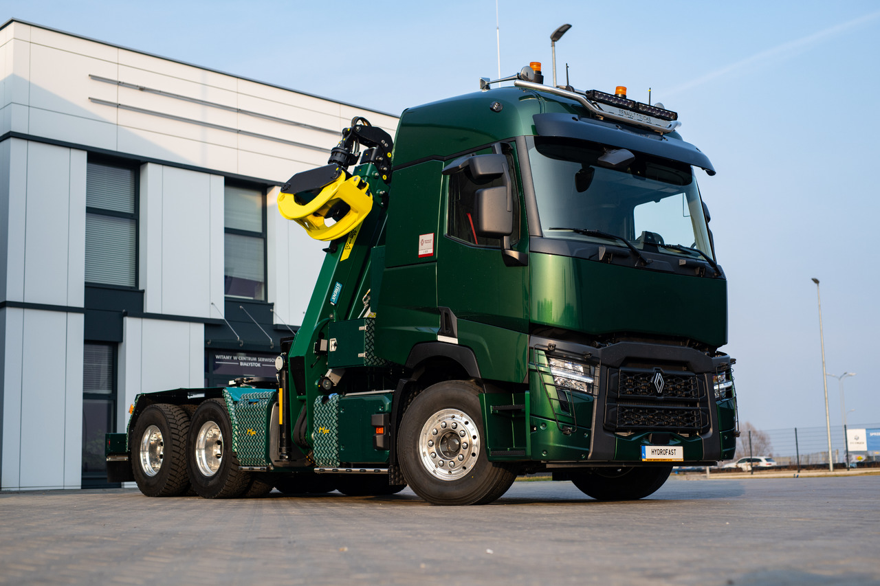 RENAULT TRUCKS C P6X4 DO DŁUŻYC Żuraw Tajfun Liv -270z 9.6 na stanie / Renault type C P6x4+ Tajfun Liv 270z 9.6 m - Tovornjak za prevoz lesa, Tovornjak z dvigalom: slika 3 RENAULT TRUCKS C P6X4 DO DŁUŻYC Żuraw Tajfun Liv -270z 9.6 na stanie / Renault type C P6x4+ Tajfun Liv 270z 9.6 m - Tovornjak za prevoz lesa, Tovornjak z dvigalom: slika 3