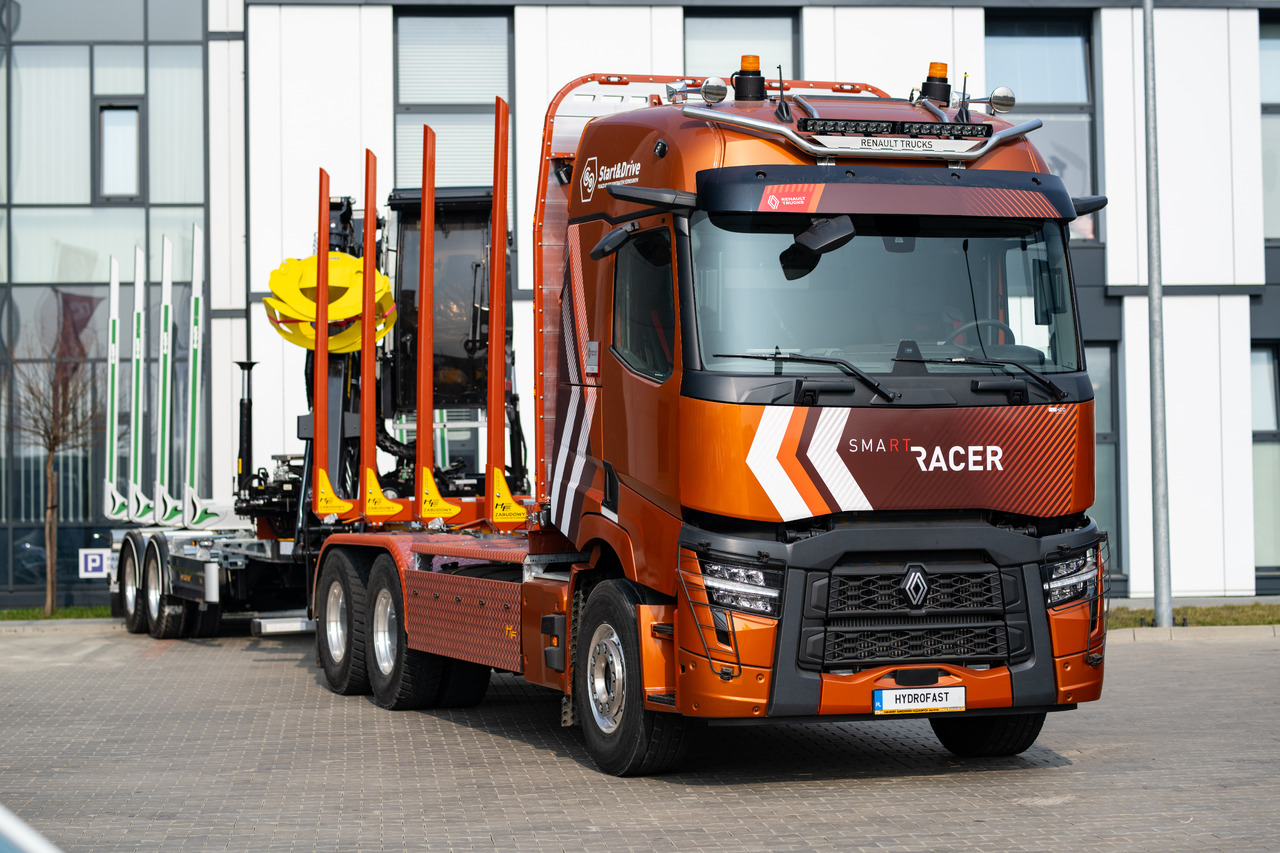 RENAULT TRUCKS C P6X4 Zabudowa do transportu drewna / Timber transport truck / Holztransportwagen/Camion de transport lemn - Tovornjak za prevoz lesa, Električni tovornjak: slika 3 RENAULT TRUCKS C P6X4 Zabudowa do transportu drewna / Timber transport truck / Holztransportwagen/Camion de transport lemn - Tovornjak za prevoz lesa, Električni tovornjak: slika 3