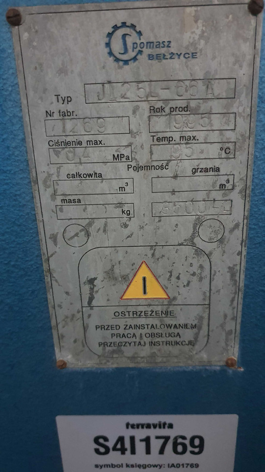 Wymiennik ciepła Spomasz Bełężyce 3500 l/h 10.000 zł + 23% VAT - Gradbeni grelec: slika 4 Wymiennik ciepła Spomasz Bełężyce 3500 l/h 10.000 zł + 23% VAT - Gradbeni grelec: slika 4