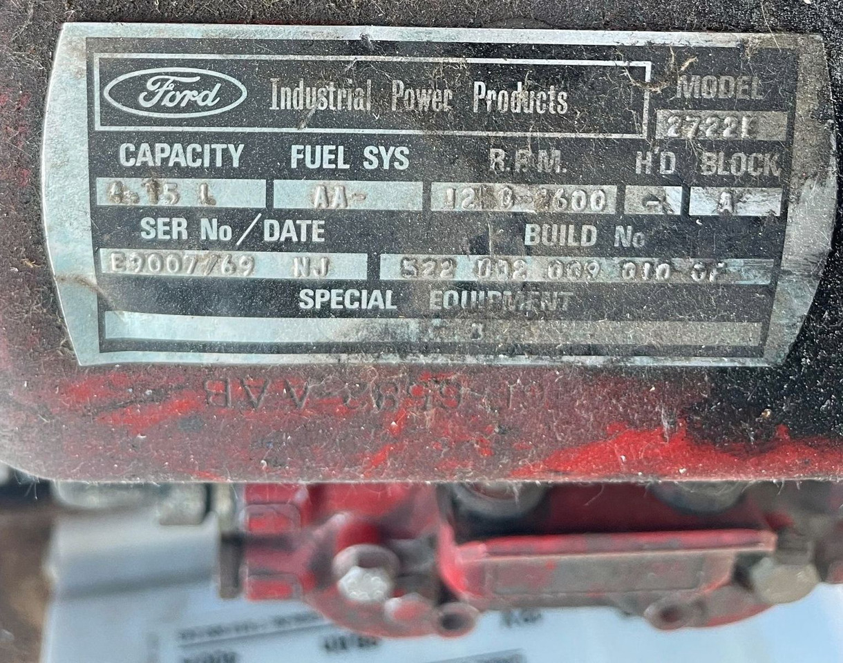 FORD MOTOR - Terenski viličar: slika 4 FORD MOTOR - Terenski viličar: slika 4