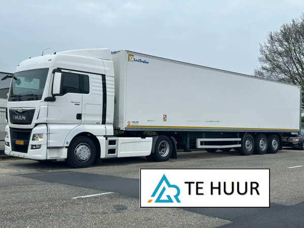MAN TGX + Leci oplegger te huur / €750 per week / Weektopper / Direct Inzetbaar - Vlačilec: slika 1 MAN TGX + Leci oplegger te huur / €750 per week / Weektopper / Direct Inzetbaar - Vlačilec: slika 1