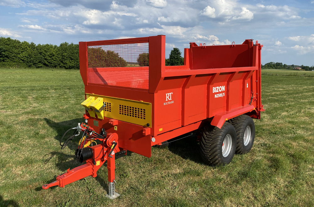 Roltrans Miststreuer / Manure spreader / Epandeur à fumier / Spandiletame / Разбрасыватель органических удобрений / Rozrzutnik obornika N250S/5 10 t - Trosilnik gnoja: slika 1 Roltrans Miststreuer / Manure spreader / Epandeur à fumier / Spandiletame / Разбрасыватель органических удобрений / Rozrzutnik obornika N250S/5 10 t - Trosilnik gnoja: slika 1