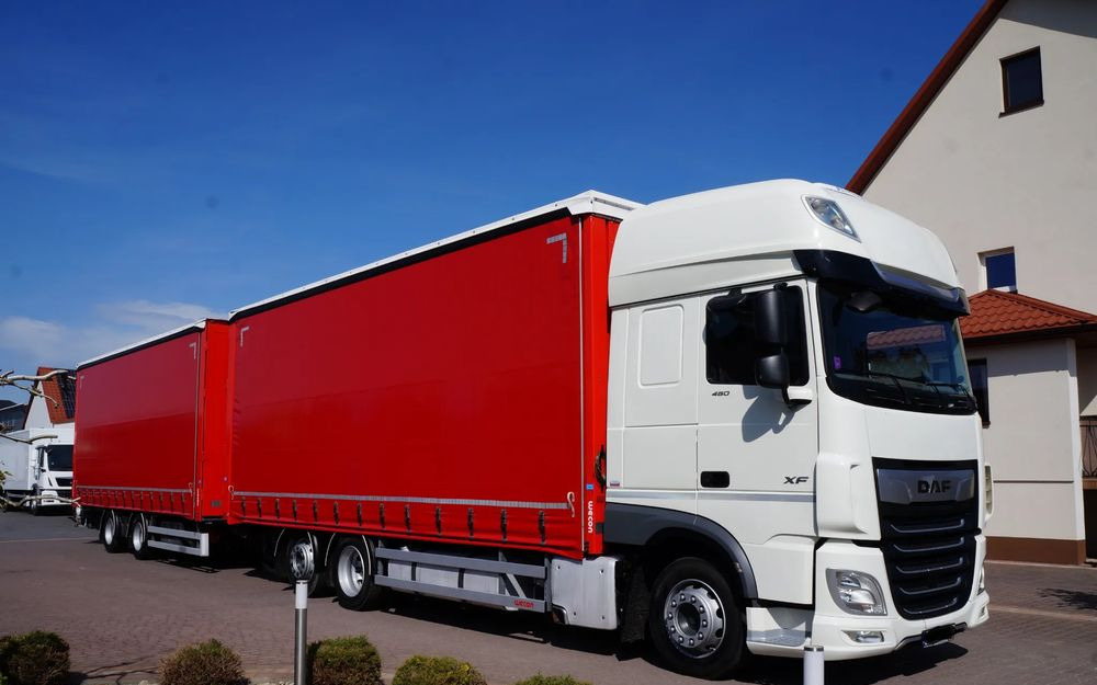 DAF XF 480 EURO 6 ZESTAW TANDEM PRZEJAZDOWY 120 M3 7,8 M + 7,8 M WECON - Tovornjak s ponjavo: slika 1 DAF XF 480 EURO 6 ZESTAW TANDEM PRZEJAZDOWY 120 M3 7,8 M + 7,8 M WECON - Tovornjak s ponjavo: slika 1