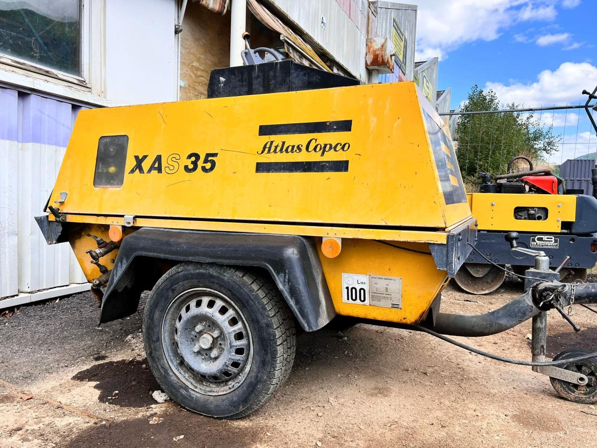 Atlas copco XAS 35 COMPRESSEUR 9BAR SUR REMORQUE (NET DE TVA) - Zračni kompresor: slika 1 Atlas copco XAS 35 COMPRESSEUR 9BAR SUR REMORQUE (NET DE TVA) - Zračni kompresor: slika 1