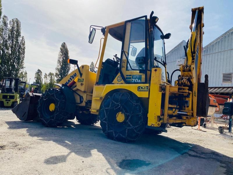 KOMATSU Tractopelle WB70 (NET DE TVA) - Bager nakladalec: slika 3 KOMATSU Tractopelle WB70 (NET DE TVA) - Bager nakladalec: slika 3