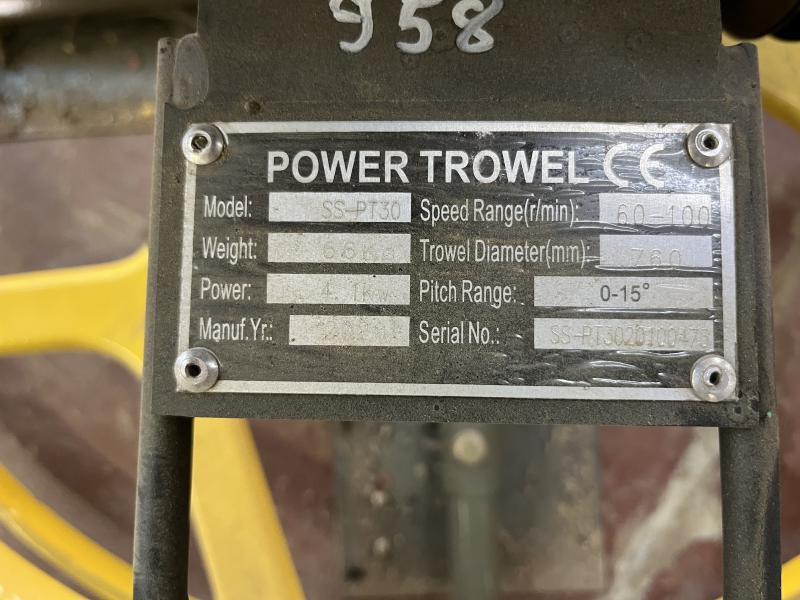 Gladilec betona POWER TROWEL SS-PT30 Hélicoptère: slika 7