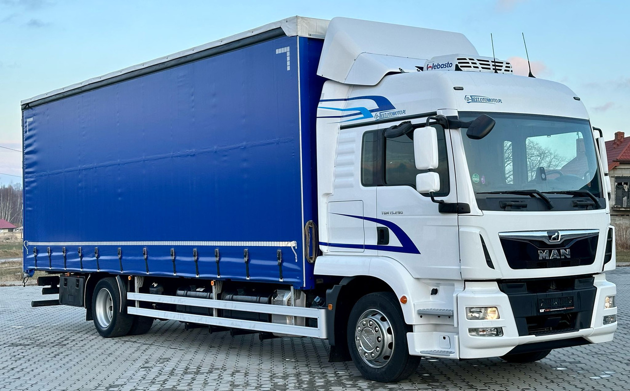 MAN TGM 15.290 / FIRANKA / 20 EUROPALET / AUTOMAT / SYPIALKA / DMC 16 T / 8 400 KG ŁADOWNOŚĆ - Tovornjak s ponjavo: slika 1 MAN TGM 15.290 / FIRANKA / 20 EUROPALET / AUTOMAT / SYPIALKA / DMC 16 T / 8 400 KG ŁADOWNOŚĆ - Tovornjak s ponjavo: slika 1