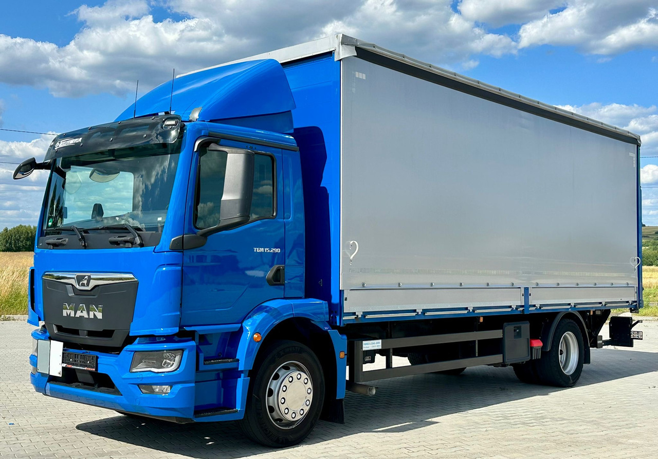 MAN TGM 15.290 / FIRANKA / WINDA / AUTOMAT / 2021 ROK / 18 EUROPALET / 15 T DMC - Tovornjak s ponjavo: slika 2 MAN TGM 15.290 / FIRANKA / WINDA / AUTOMAT / 2021 ROK / 18 EUROPALET / 15 T DMC - Tovornjak s ponjavo: slika 2