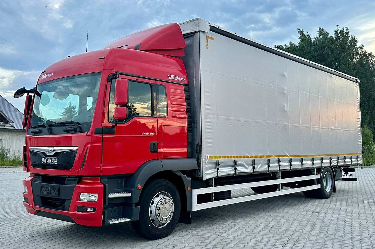 MAN TGM 18.290 / FIRANKA / 22 PALETY / AUTOMAT / EURO 6 / SYPIALKA / ŁADOWNOŚĆ 9 700 - Tovornjak s ponjavo: slika 2 MAN TGM 18.290 / FIRANKA / 22 PALETY / AUTOMAT / EURO 6 / SYPIALKA / ŁADOWNOŚĆ 9 700 - Tovornjak s ponjavo: slika 2