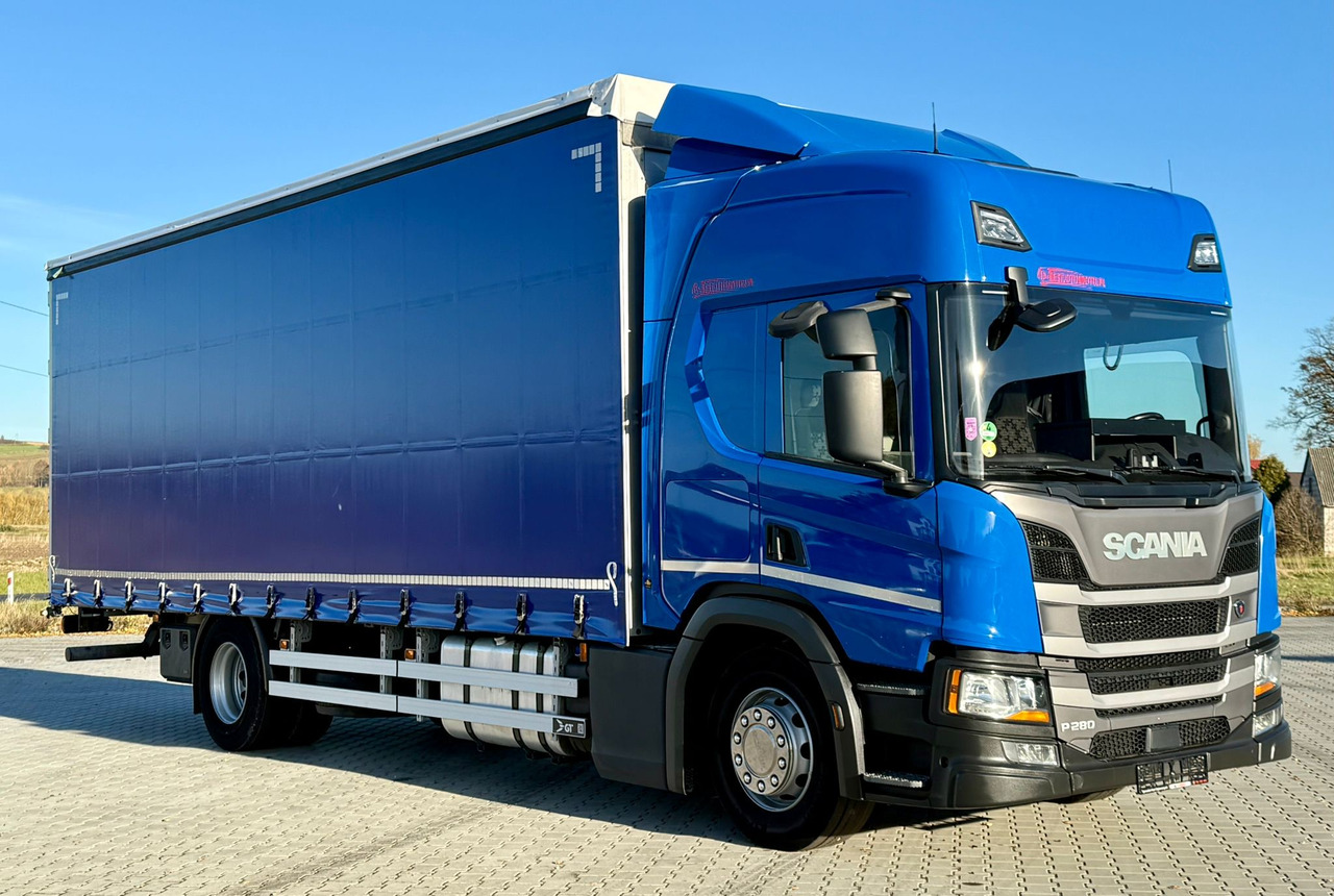 SCANIA P280 / FIRANKA / 20 EUROPALET / SYPIALKA / SILNIK 6 / AUTOMAT - Tovornjak s ponjavo: slika 1 SCANIA P280 / FIRANKA / 20 EUROPALET / SYPIALKA / SILNIK 6 / AUTOMAT - Tovornjak s ponjavo: slika 1
