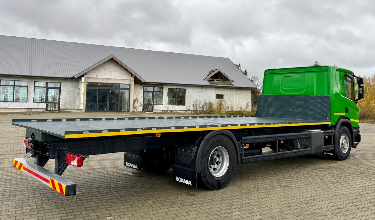 SCANIA P320 / PLATFORMA / NOWY / 5 TYŚ KM / SYPIALKA / 2023 ROK / CAŁA NA PODUSZKACH / 7.7 M DŁUGOŚCI / LAWETA / DO PRZEWOZU MASZYN ROLNICZYCH ITP - Tovornjak s kesonom: slika 4 SCANIA P320 / PLATFORMA / NOWY / 5 TYŚ KM / SYPIALKA / 2023 ROK / CAŁA NA PODUSZKACH / 7.7 M DŁUGOŚCI / LAWETA / DO PRZEWOZU MASZYN ROLNICZYCH ITP - Tovornjak s kesonom: slika 4