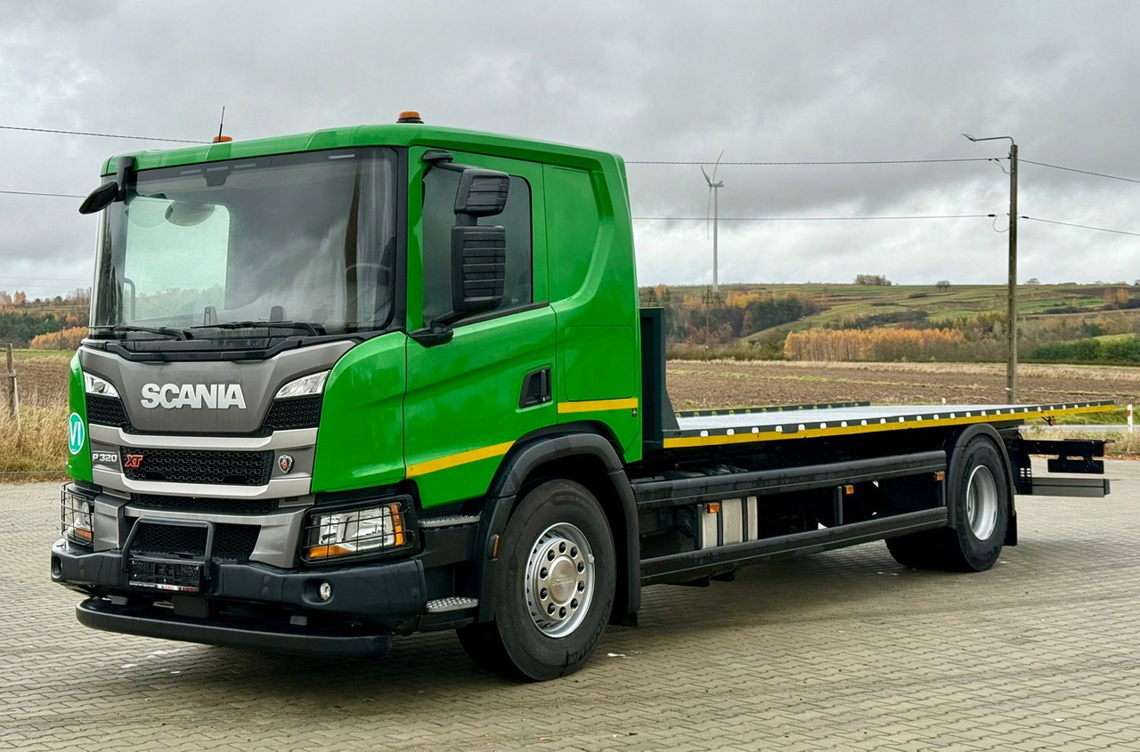 SCANIA P320 / PLATFORMA / NOWY / 5 TYŚ KM / SYPIALKA / 2023 ROK / CAŁA NA PODUSZKACH / 7.7 M DŁUGOŚCI / LAWETA / DO PRZEWOZU MASZYN ROLNICZYCH ITP - Tovornjak s kesonom: slika 2 SCANIA P320 / PLATFORMA / NOWY / 5 TYŚ KM / SYPIALKA / 2023 ROK / CAŁA NA PODUSZKACH / 7.7 M DŁUGOŚCI / LAWETA / DO PRZEWOZU MASZYN ROLNICZYCH ITP - Tovornjak s kesonom: slika 2