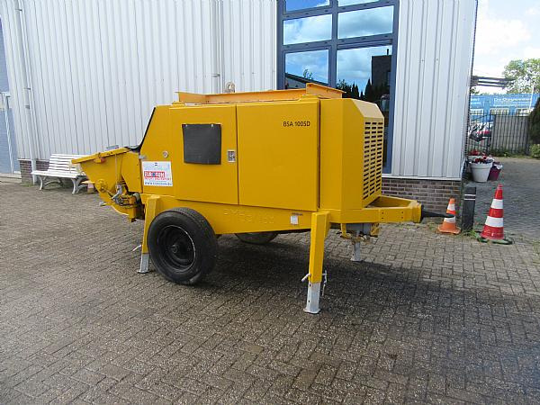 2014 PUTZMEISTER BSA 1005 DC- concrete pump. - Stacionarna betonska črpalka: slika 2 2014 PUTZMEISTER BSA 1005 DC- concrete pump. - Stacionarna betonska črpalka: slika 2