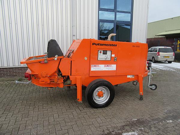 2014 PUTZMEISTER BSA1005 DC trailer mounted. - Stacionarna betonska črpalka: slika 1 2014 PUTZMEISTER BSA1005 DC trailer mounted. - Stacionarna betonska črpalka: slika 1