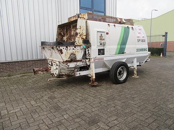 2014 SCHWING SP1800 D 129KW trailer pump - Stacionarna betonska črpalka: slika 4 2014 SCHWING SP1800 D 129KW trailer pump - Stacionarna betonska črpalka: slika 4