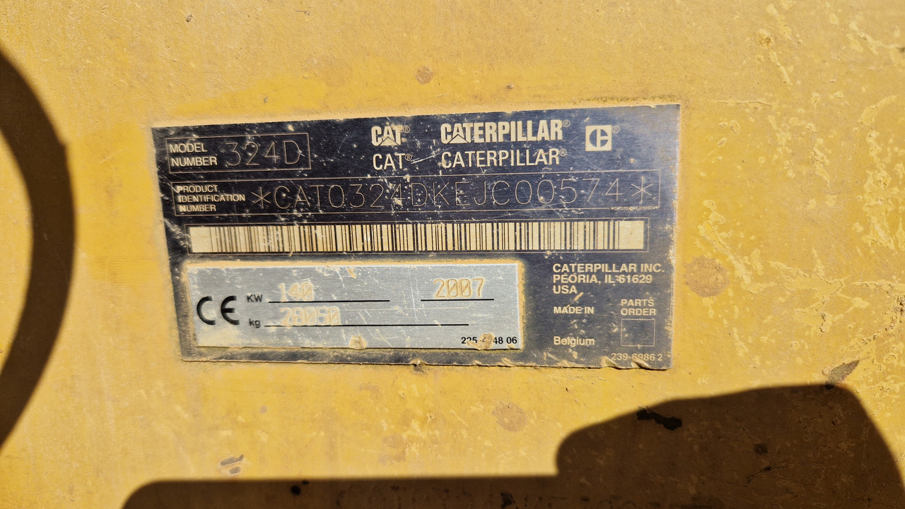CAT 324 D Zustand gut, deutsche Maschine 8016h original - Bager goseničar: slika 3 CAT 324 D Zustand gut, deutsche Maschine 8016h original - Bager goseničar: slika 3