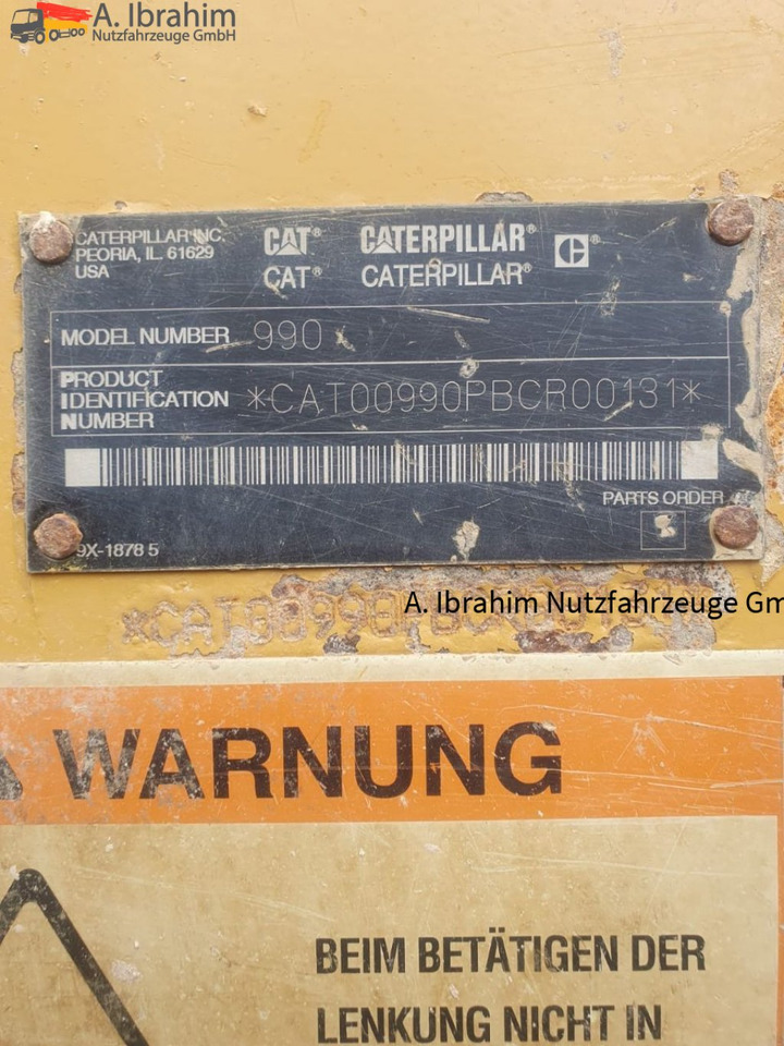 CAT 990 Zustand gut, Video vorhanden ohne Ketten!! - Kolesni nakladalec: slika 2 CAT 990 Zustand gut, Video vorhanden ohne Ketten!! - Kolesni nakladalec: slika 2