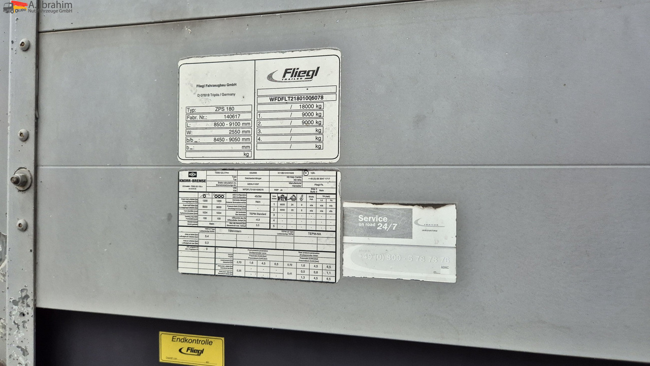 Fliegl Baustoffpritsche - Plato/ Tovorna prikolica: slika 2 Fliegl Baustoffpritsche - Plato/ Tovorna prikolica: slika 2