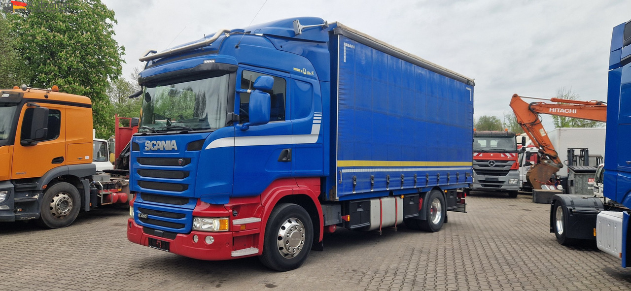 Scania R410 Retarder, Klima, Standklima Top Zustand!! - Tovornjak s ponjavo: slika 1 Scania R410 Retarder, Klima, Standklima Top Zustand!! - Tovornjak s ponjavo: slika 1