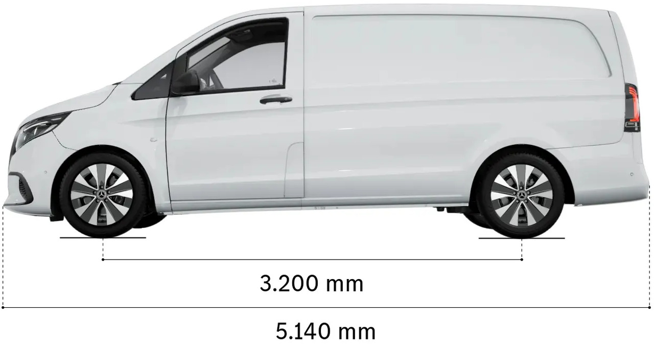 MERCEDES-BENZ EVITO LONG - Furgon, Električno dostavno vozilo: slika 1 MERCEDES-BENZ EVITO LONG - Furgon, Električno dostavno vozilo: slika 1