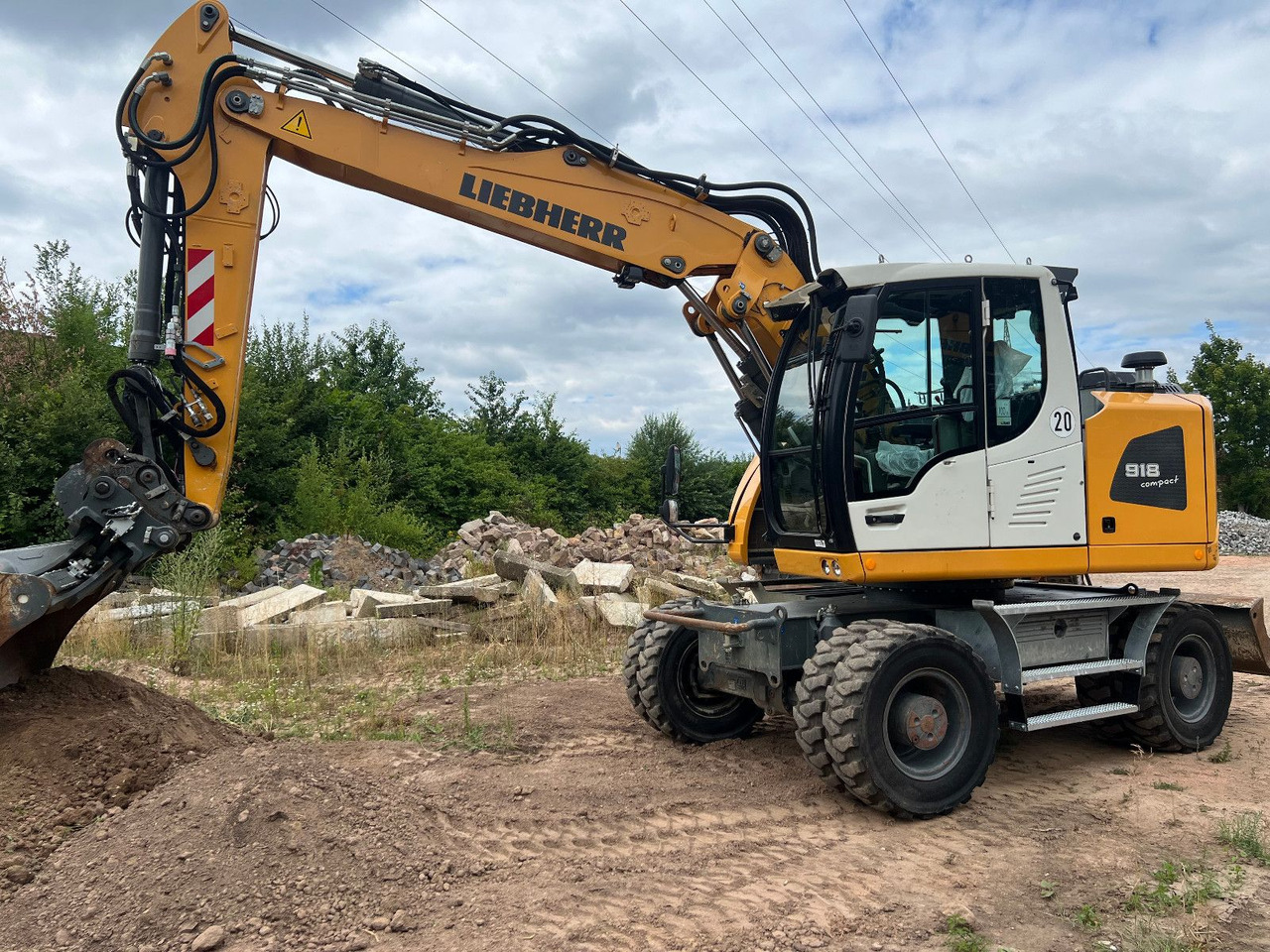 Liebherr A 918 Compact Likufix SW 48 - Bager na kolesih: slika 1 Liebherr A 918 Compact Likufix SW 48 - Bager na kolesih: slika 1