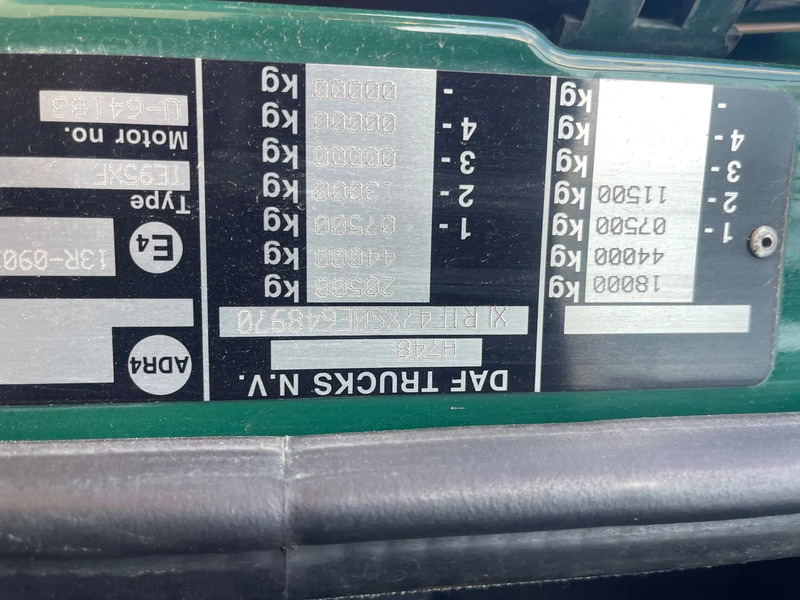 Vlačilec DAF XF 95.430 Tractor Unit: slika 16 Vlačilec DAF XF 95.430 Tractor Unit: slika 16