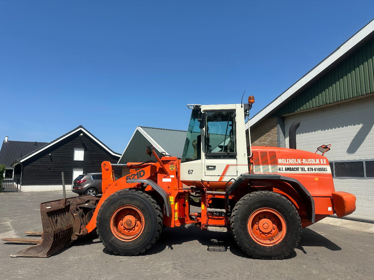 Case 521D  - Kolesni nakladalec: slika 1 Case 521D  - Kolesni nakladalec: slika 1