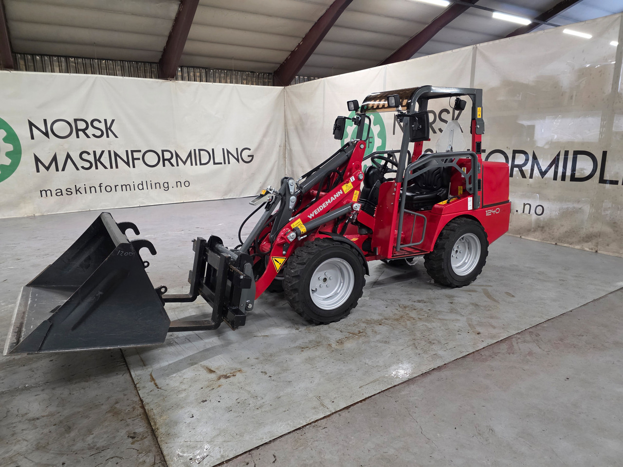 Weidemann 1240CX LP - Kolesni nakladalec: slika 1 Weidemann 1240CX LP - Kolesni nakladalec: slika 1