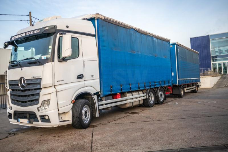 Mercedes ACTROS 2548-6x2+VOITH - Tovornjak s ponjavo: slika 1 Mercedes ACTROS 2548-6x2+VOITH - Tovornjak s ponjavo: slika 1