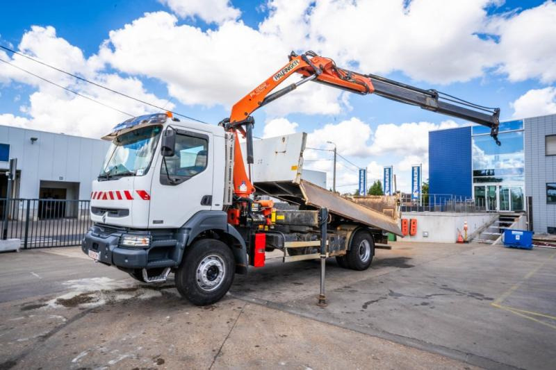 Renault KERAX 320 DCI +BIBENNE+PALFINGER 12Ton/m/2 EXT. - Tovornjak prekucnik, Tovornjak z dvigalom: slika 1 Renault KERAX 320 DCI +BIBENNE+PALFINGER 12Ton/m/2 EXT. - Tovornjak prekucnik, Tovornjak z dvigalom: slika 1