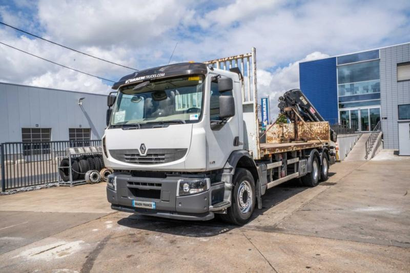 Renault LANDER 340 DXI-6X4+HIAB 14 T/m/3xhydr. - Tovornjak s kesonom, Tovornjak z dvigalom: slika 1 Renault LANDER 340 DXI-6X4+HIAB 14 T/m/3xhydr. - Tovornjak s kesonom, Tovornjak z dvigalom: slika 1