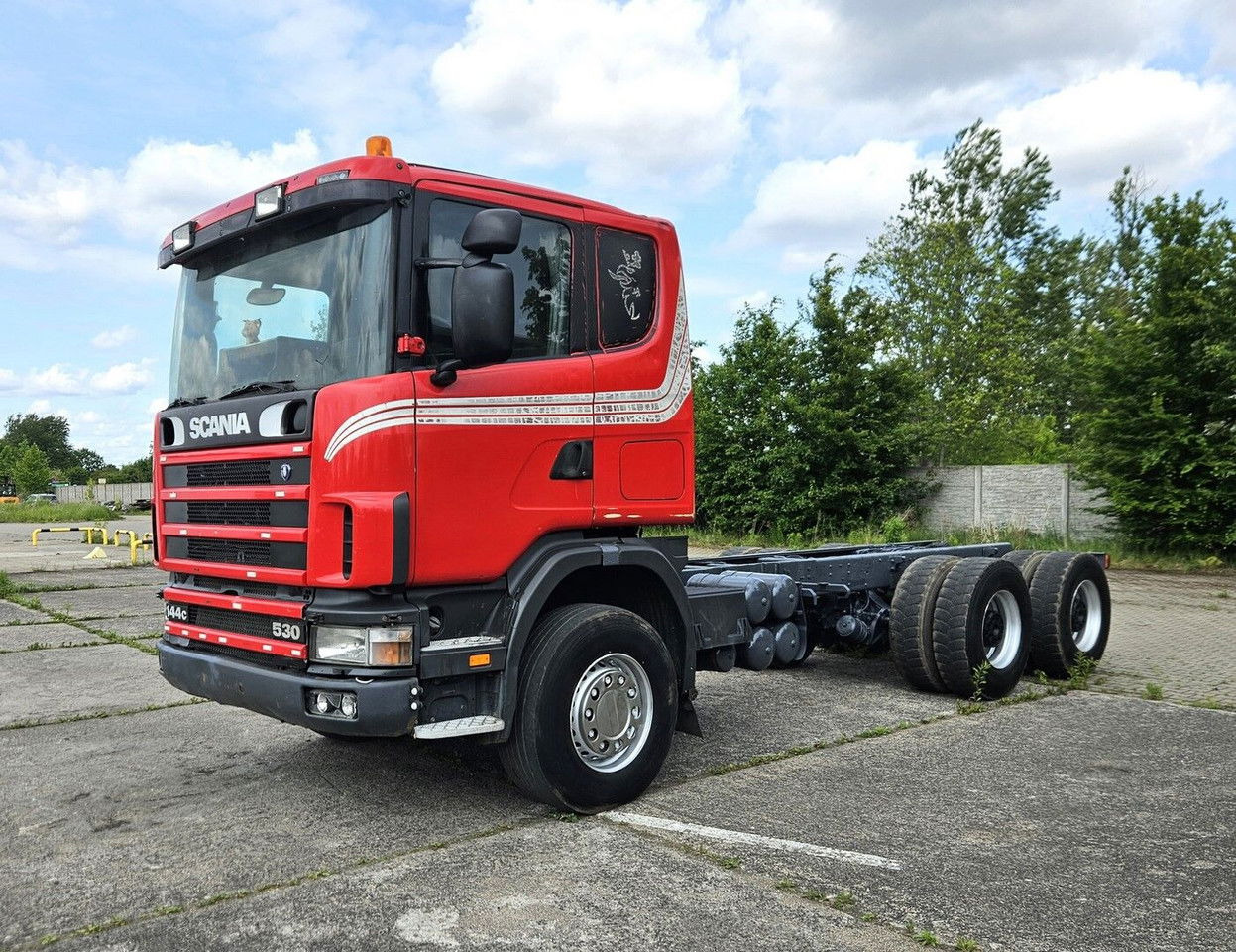 Scania 144 530 6X4 Manual Pump AND Injectros - Full Sprin G - Tovornjak-šasija: slika 1 Scania 144 530 6X4 Manual Pump AND Injectros - Full Sprin G - Tovornjak-šasija: slika 1