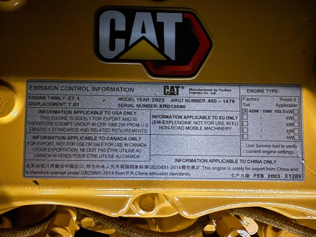 Nov Generator CAT DE165GC - 165 kVA Stand-by Generator - DPX-18210: slika 16