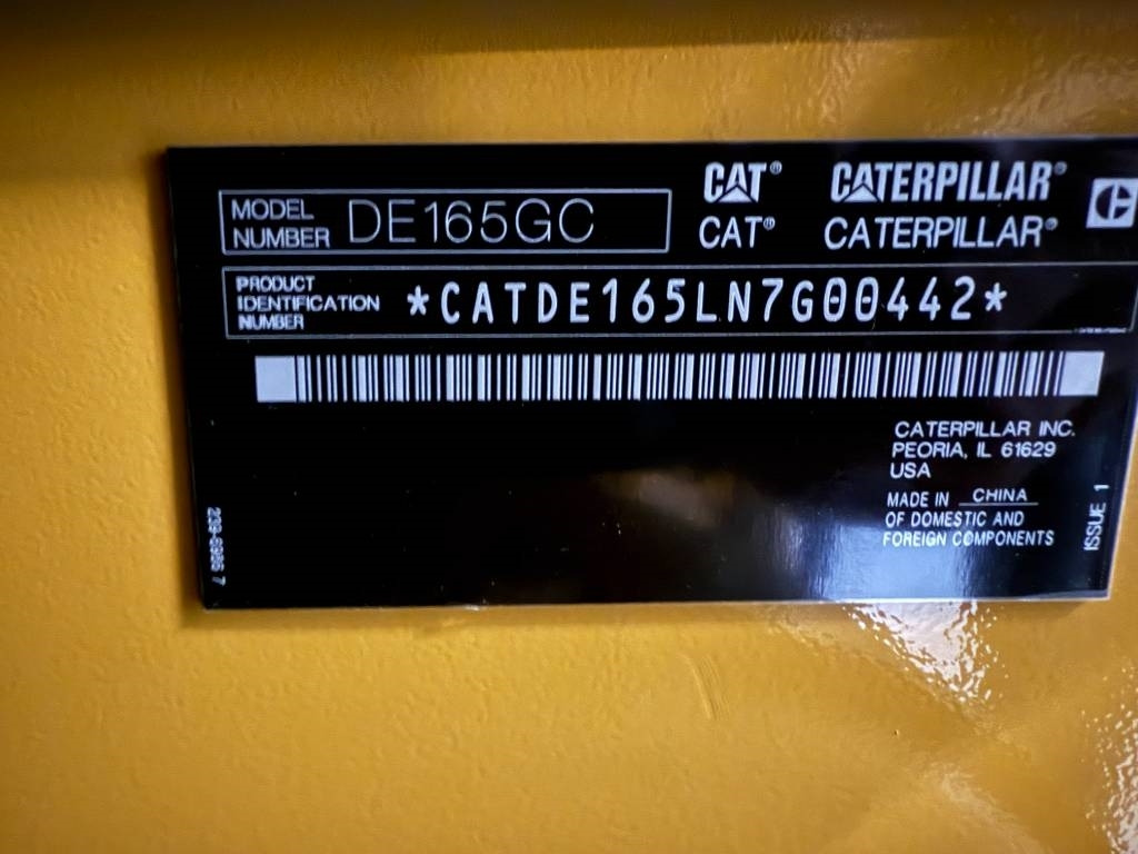 Nov Generator CAT DE165GC - 165 kVA Stand-by Generator - DPX-18210: slika 20