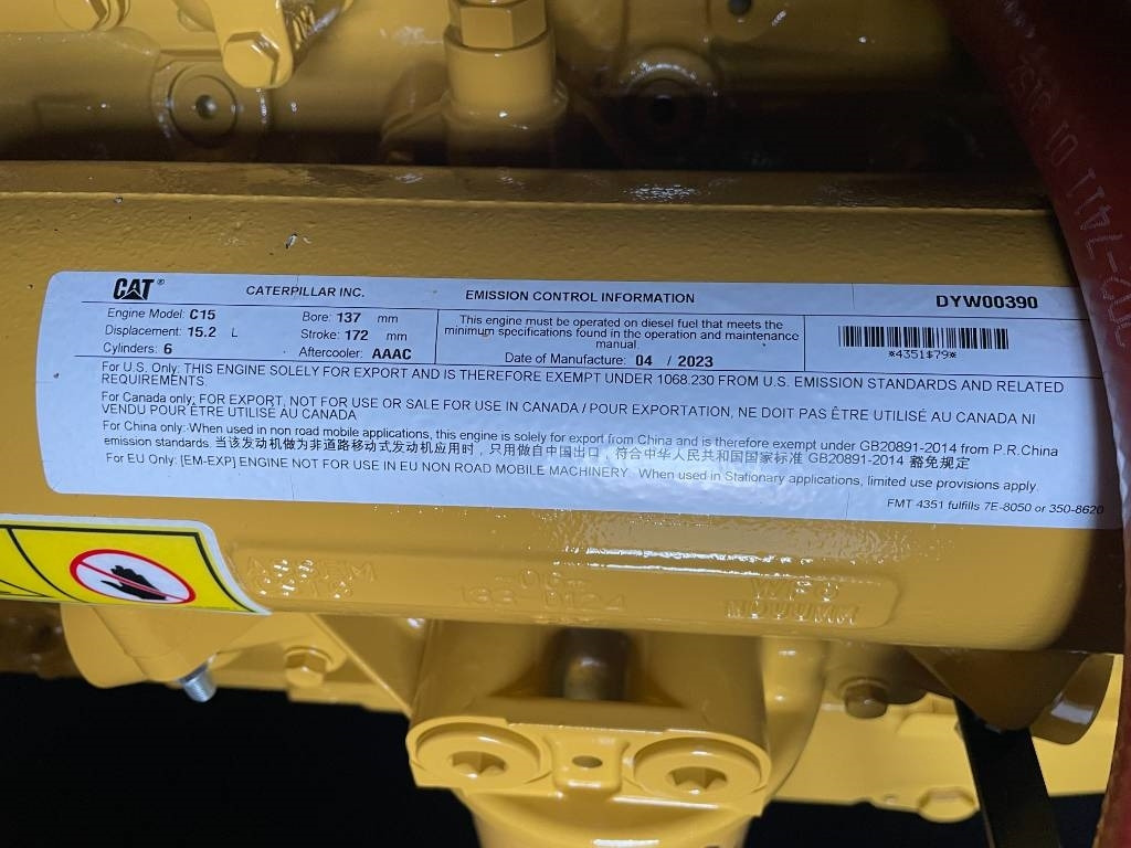 Nov Generator CAT DE715GC - 715 kVA Stand-by Generator - DPX-18224: slika 23