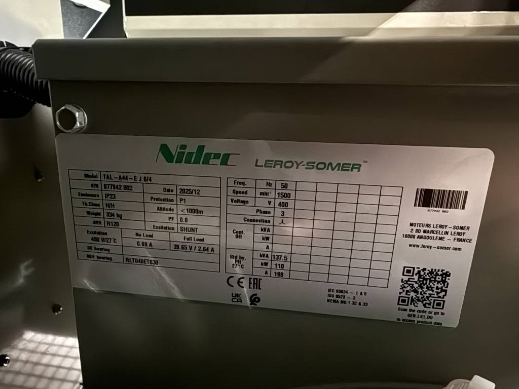 Nov Generator Cummins 6BTA5.9-G2 - 138 kVA Generator - DPX-19836: slika 22