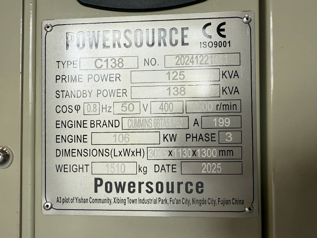 Nov Generator Cummins 6BTA5.9-G2 - 138 kVA Generator - DPX-19836: slika 6