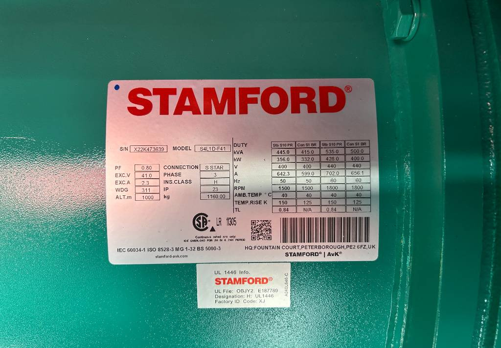 Cummins C400D5 - 400 kVA Generator - DPX-18518 - Generator: slika 4 Cummins C400D5 - 400 kVA Generator - DPX-18518 - Generator: slika 4