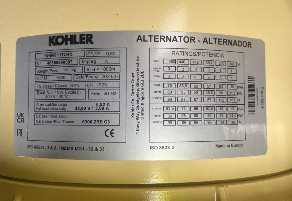 Sdmo K66 - 66 kVA Generator - DPX-17006 - Generator: slika 4 Sdmo K66 - 66 kVA Generator - DPX-17006 - Generator: slika 4