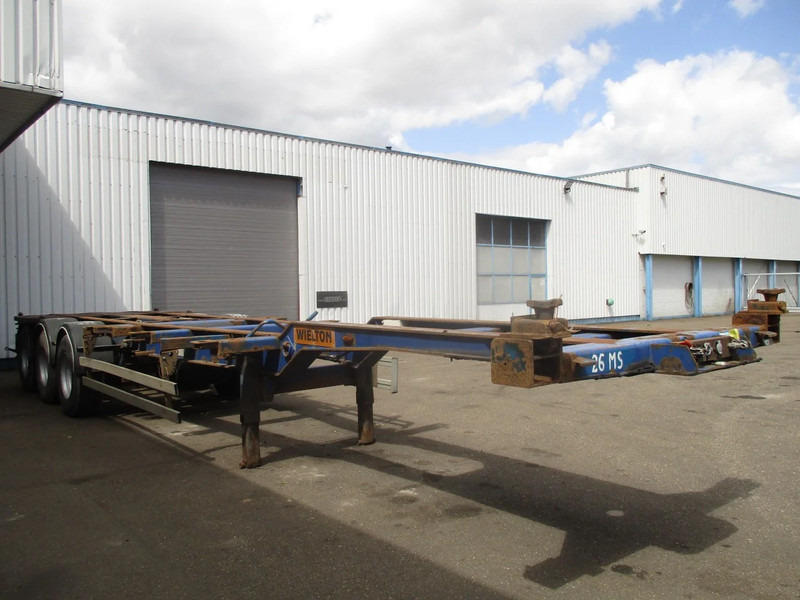 Wielton NS34 , Container Trailer , 3 ROR axle , Drum brakes , Air Suspension - Kontejnerska polprikolica/ Polprikolica z zamenljivim tovoriščem: slika 4 Wielton NS34 , Container Trailer , 3 ROR axle , Drum brakes , Air Suspension - Kontejnerska polprikolica/ Polprikolica z zamenljivim tovoriščem: slika 4