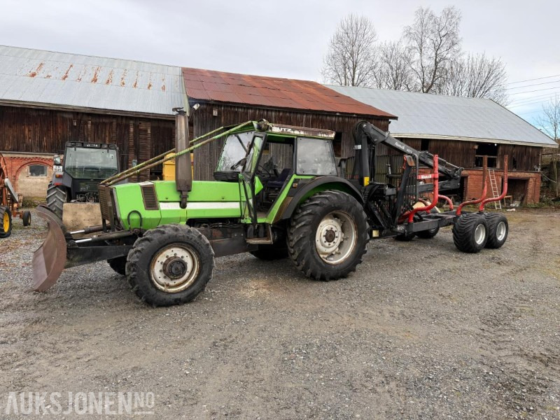 1981 Deutz DX 110A m/ tømmerhenger - Traktor: slika 1 1981 Deutz DX 110A m/ tømmerhenger - Traktor: slika 1