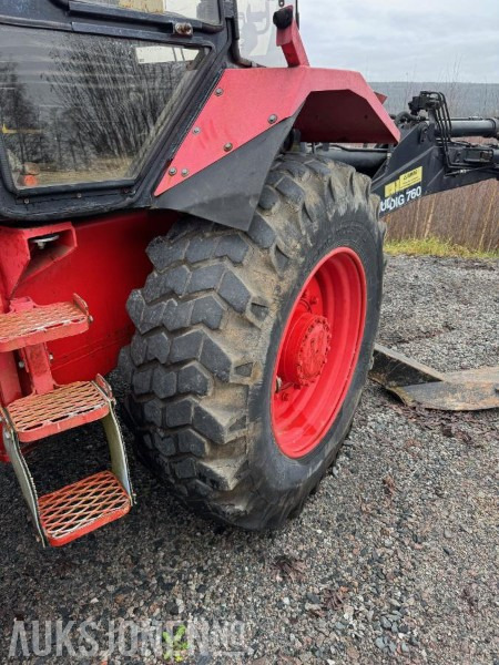 1989 Huddig 760 traktorgraver asfaltskjærer hydraulisk brøyteskjær graveskuffe - Bager nakladalec: slika 5 1989 Huddig 760 traktorgraver asfaltskjærer hydraulisk brøyteskjær graveskuffe - Bager nakladalec: slika 5