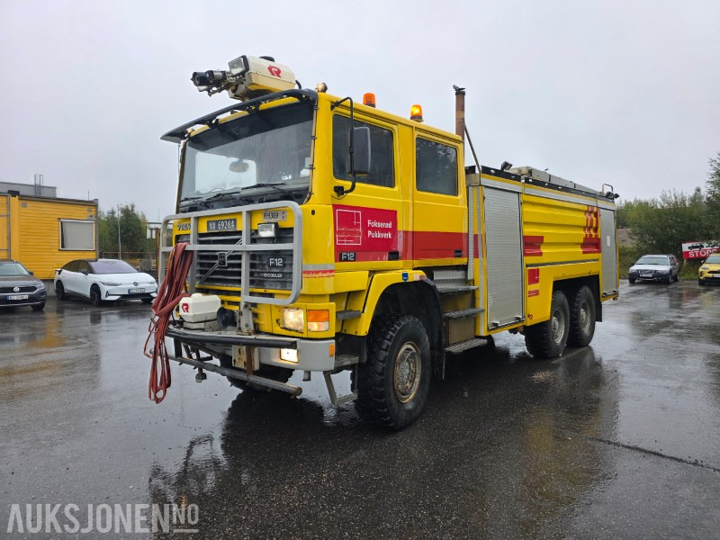 1992 Volvo F12 Brannbil - Firehjulstrekk - EURO2T - 3 akslet - 111031km - Gasilsko vozilo: slika 1 1992 Volvo F12 Brannbil - Firehjulstrekk - EURO2T - 3 akslet - 111031km - Gasilsko vozilo: slika 1